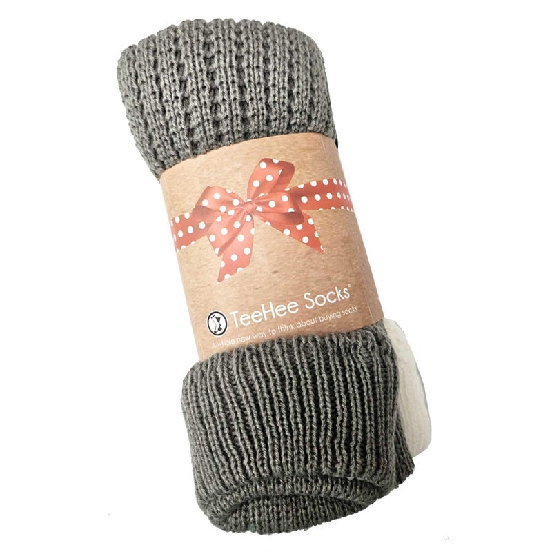 TeeHee Socks TeeHee 80s Vintage Comfortable Ribbed Cable Knit Leg Warmers for Women 3 pairs (Cable Knit) - Image 2